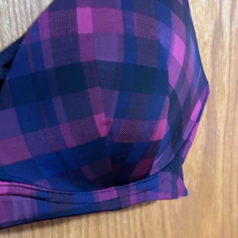 Torrid curve sz 40c 360 back smoothing wire-free push up plunge bra - Picture 6 of 7